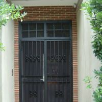 Black Wrought Iron Door