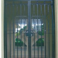 Black Wrought Iron Door