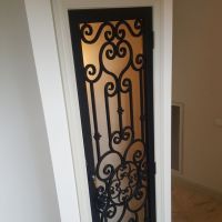 Black Wrought Iron Door