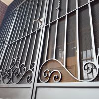 Black Wrought Iron Door