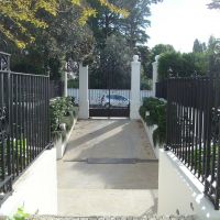 Black Outdoor Wrought Iron Fence