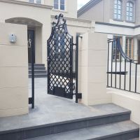 Black Outdoor Wrought Iron Gates