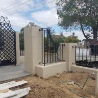 Black Outdoor Wrought Iron Gates