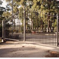 Black Outdoor Wrought Iron Gates
