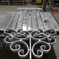 Silver Wrought Iron Gates