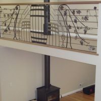 Indoor Ornamental Black Wrought Iron 
