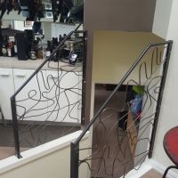 Indoor Ornamental Black Wrought Iron 